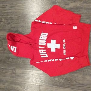 Lifeguard red hoddie
